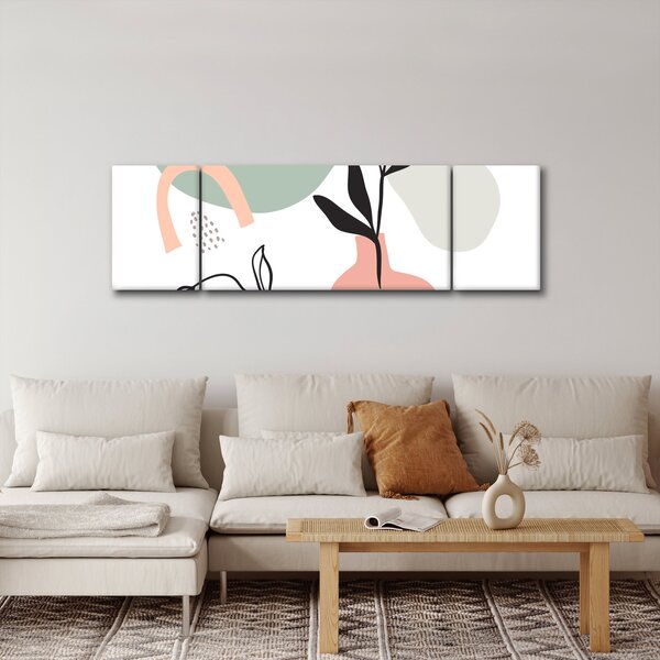 Obraz - Kwiaty w wazonie N⁰3 (170x50 cm)