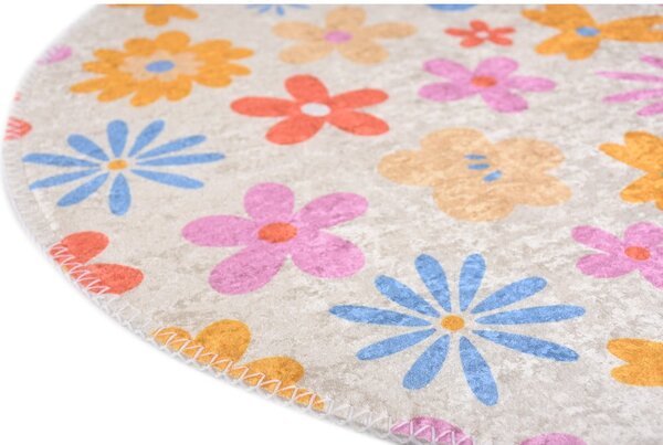 Dywan dziecięcy odpowiedni do prania ø100 cm Joyfull Garden – Vitaus