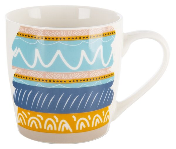 Orion Porcelanowy kubek z miseczką Lama, 0,35 l
