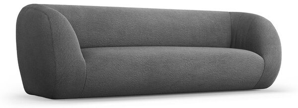 Szara sofa z materiału bouclé 230 cm Essen – Cosmopolitan Design