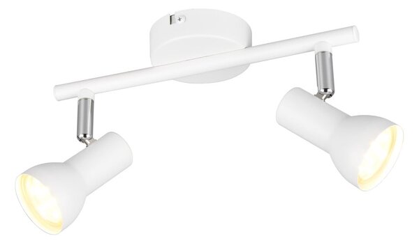 Biała lampa punktowa ø 8 cm Cantar – Reality