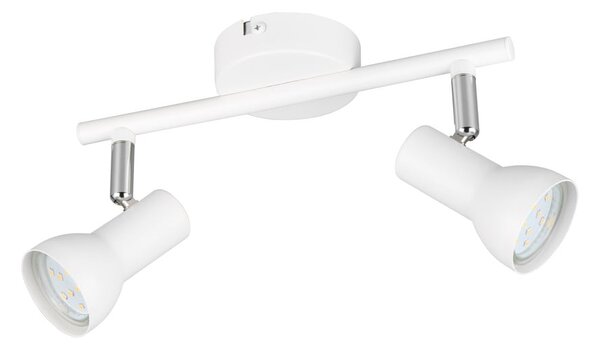 Biała lampa punktowa ø 8 cm Cantar – Reality