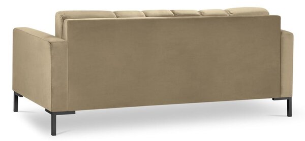Beżowa aksamitna sofa Cosmopolitan Design Bali