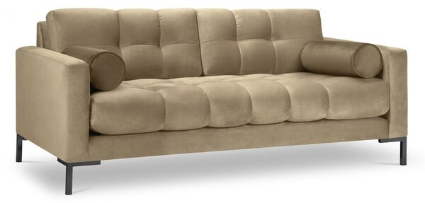 Beżowa aksamitna sofa Cosmopolitan Design Bali
