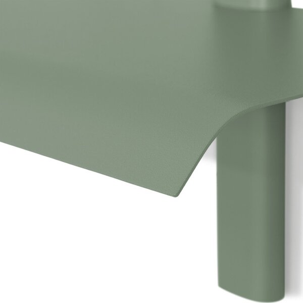 Szarozielona metalowa półka 60 cm Hola – Spinder Design