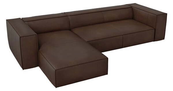Ciemnobrązowy skórzany narożnik (lewostronny) Madame – Windsor & Co Sofas