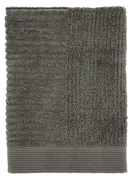 Bawełniany ręcznik frotte w kolorze khaki 50x70 cm Classic – Zone