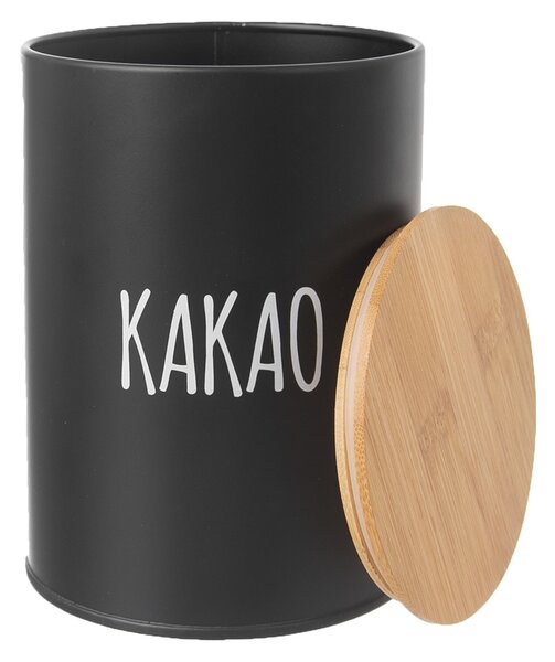 Orion Pojemni blaszany na kakao BLACK