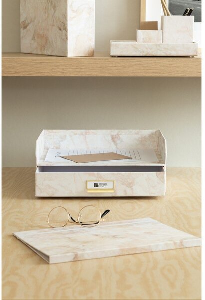 Kartonowy organizer na dokumenty z szufladką Walter Paper Laminate – Bigso