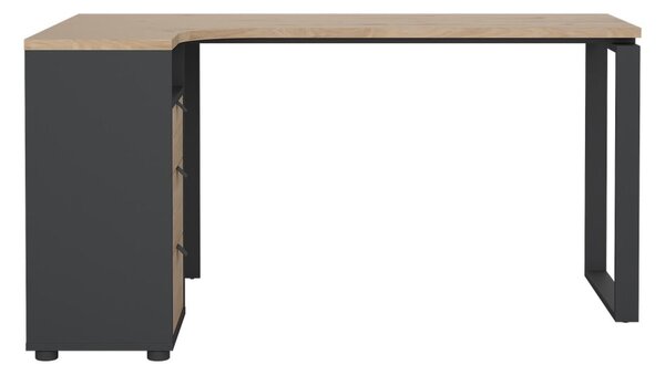 Biurko z blatem w dekorze dębu 100x150 cm Sign – Tvilum