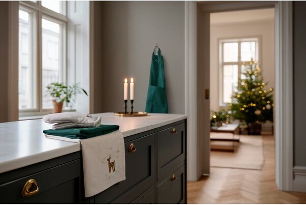 Fartuch ze świątecznym motywem Christmas Fable – JUNA