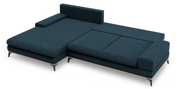 Morski rozkładany narożnik Windsor & Co Sofas Planet, lewostronny