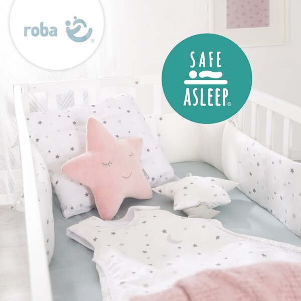 Piankowy materac dziecięcy ze zdejmowanym pokrowcem 60x120 cm Comfort Air Roll – Roba