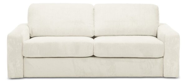 Beżowa sztruksowa rozkładana sofa 195 cm Nona – Makamii