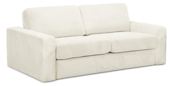 Beżowa sztruksowa rozkładana sofa 195 cm Nona – Makamii