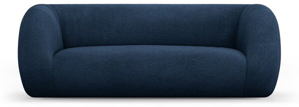 Niebieska sofa z materiału bouclé 210 cm Essen – Cosmopolitan Design