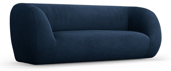 Niebieska sofa z materiału bouclé 210 cm Essen – Cosmopolitan Design