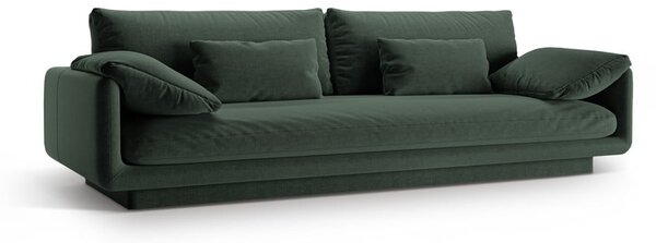Ciemnozielona sofa 250 cm Torino – Micadoni Home