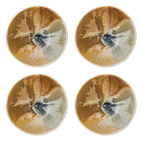 Kremowe kamionkowe miski zestaw 4 szt. 525 ml Lacey – Bloomingville