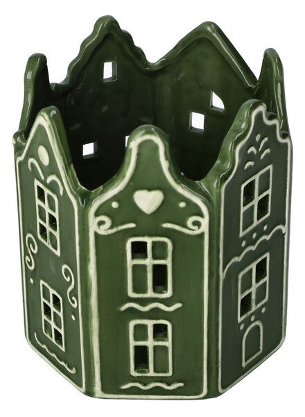 Ceramiczny świecznik ze świątecznym motywem Vinterby – Dakls
