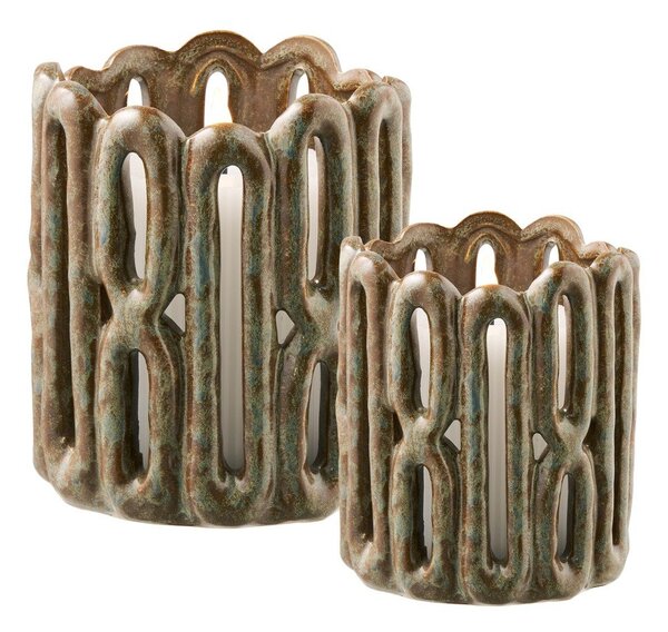 Ceramiczne świeczniki zestaw 2 szt. – House Nordic