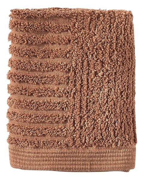 Bawełniany ręcznik frotte w kolorze terakoty 30x30 cm Classic – Zone