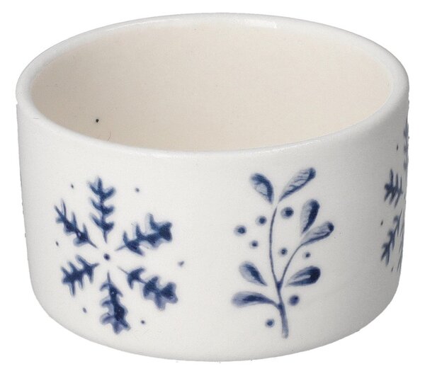 Porcelanowy świecznik ze świątecznym motywem – Dakls
