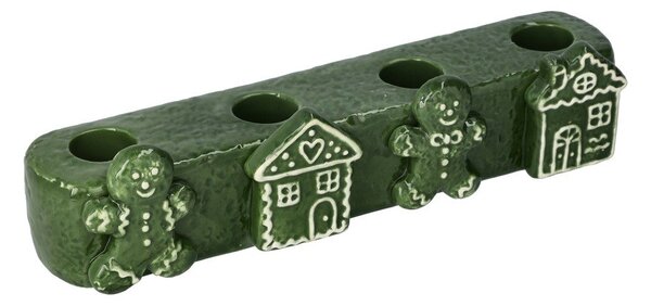 Ceramiczny adwentowy świecznik ze świątecznym motywem Vinterby – Dakls