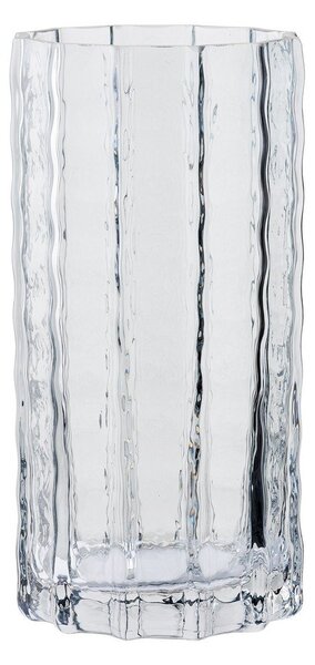 Szary szklany wazon (wysokość 20 cm) – House Nordic