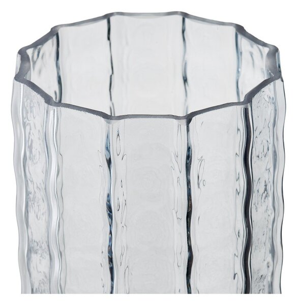 Szary szklany wazon (wysokość 20 cm) – House Nordic