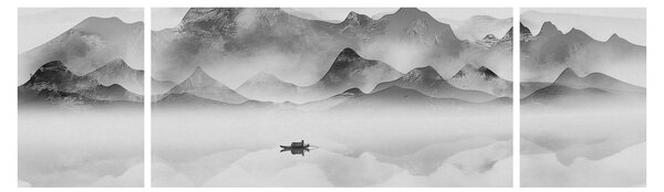 Obraz - Japońskie jezioro (170x50 cm)