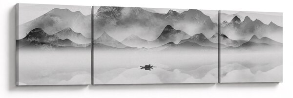 Obraz - Japońskie jezioro (170x50 cm)