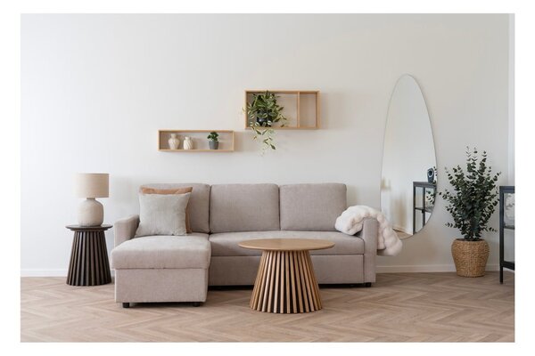 Kremowy koc ze sztucznego futra 130x180 cm Galena – House Nordic