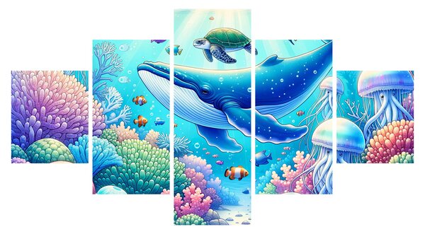 Obraz – Podwodny świat (125x70 cm)