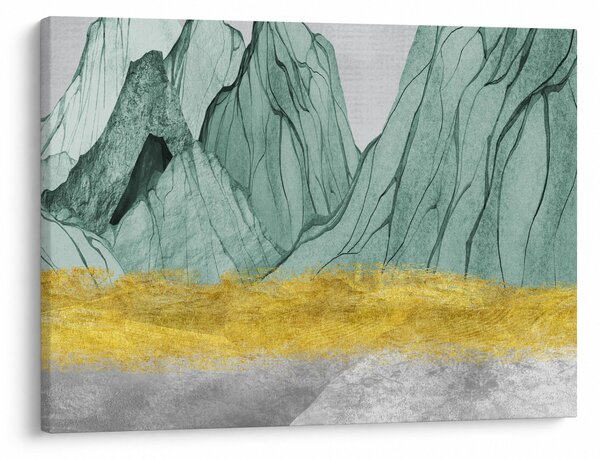 Obraz - Emerald Mountains N⁰1 (70x50 cm)