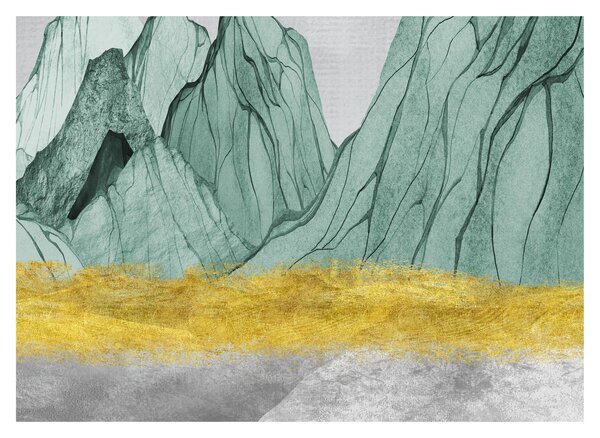 Obraz - Emerald Mountains N⁰1 (70x50 cm)