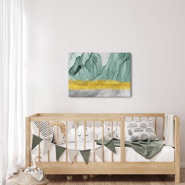 Obraz - Emerald Mountains N⁰1 (70x50 cm)