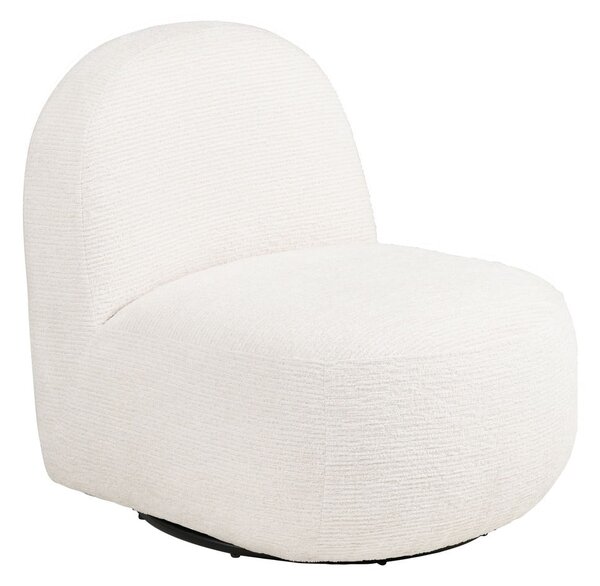 Kremowy obrotowy fotel Milo – House Nordic