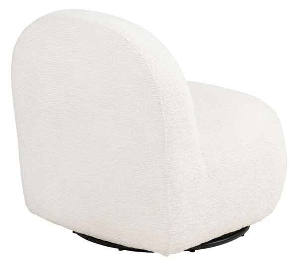Kremowy obrotowy fotel Milo – House Nordic
