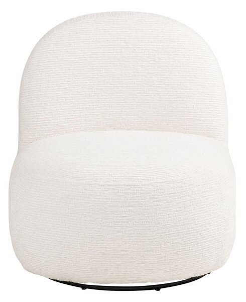 Kremowy obrotowy fotel Milo – House Nordic