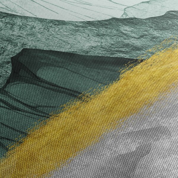 Obraz - Emerald Mountains N⁰2 (170x50 cm)