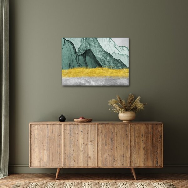 Obraz - Emerald Mountains N⁰2 (70x50 cm)