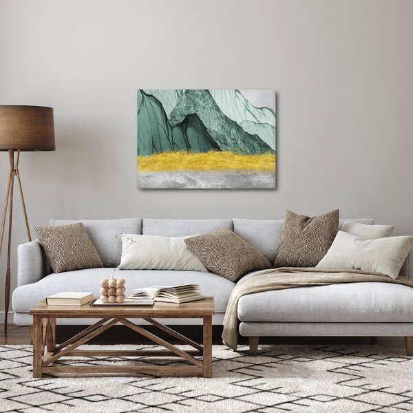 Obraz - Emerald Mountains N⁰2 (70x50 cm)