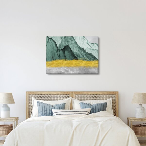 Obraz - Emerald Mountains N⁰2 (70x50 cm)
