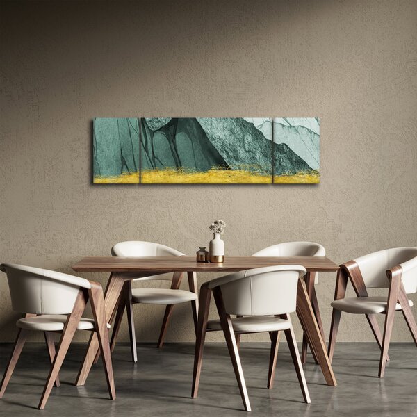 Obraz - Emerald Mountains N⁰2 (170x50 cm)