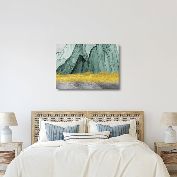 Obraz - Emerald Mountains N⁰3 (70x50 cm)