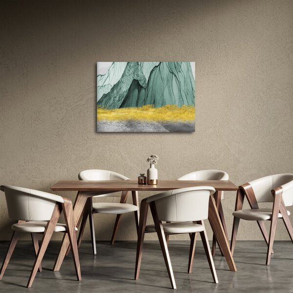 Obraz - Emerald Mountains N⁰3 (70x50 cm)