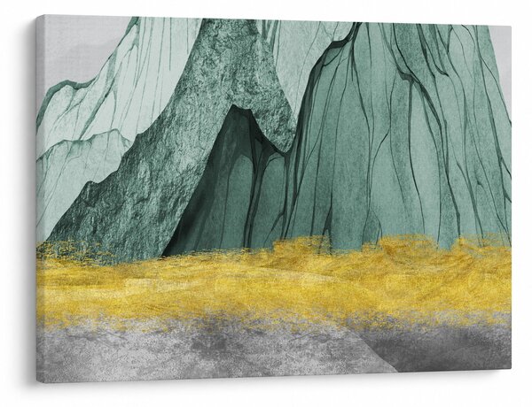 Obraz - Emerald Mountains N⁰3 (70x50 cm)