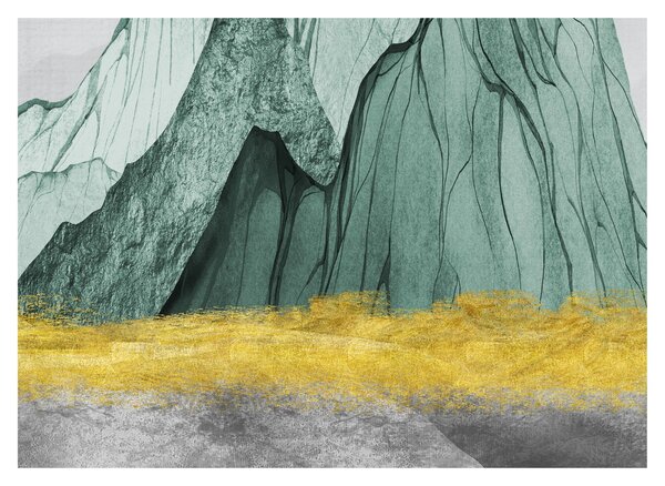 Obraz - Emerald Mountains N⁰3 (70x50 cm)