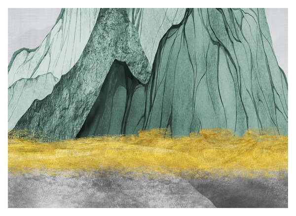 Obraz na szkle - Emerald Mountains N⁰3 (70x50 cm)